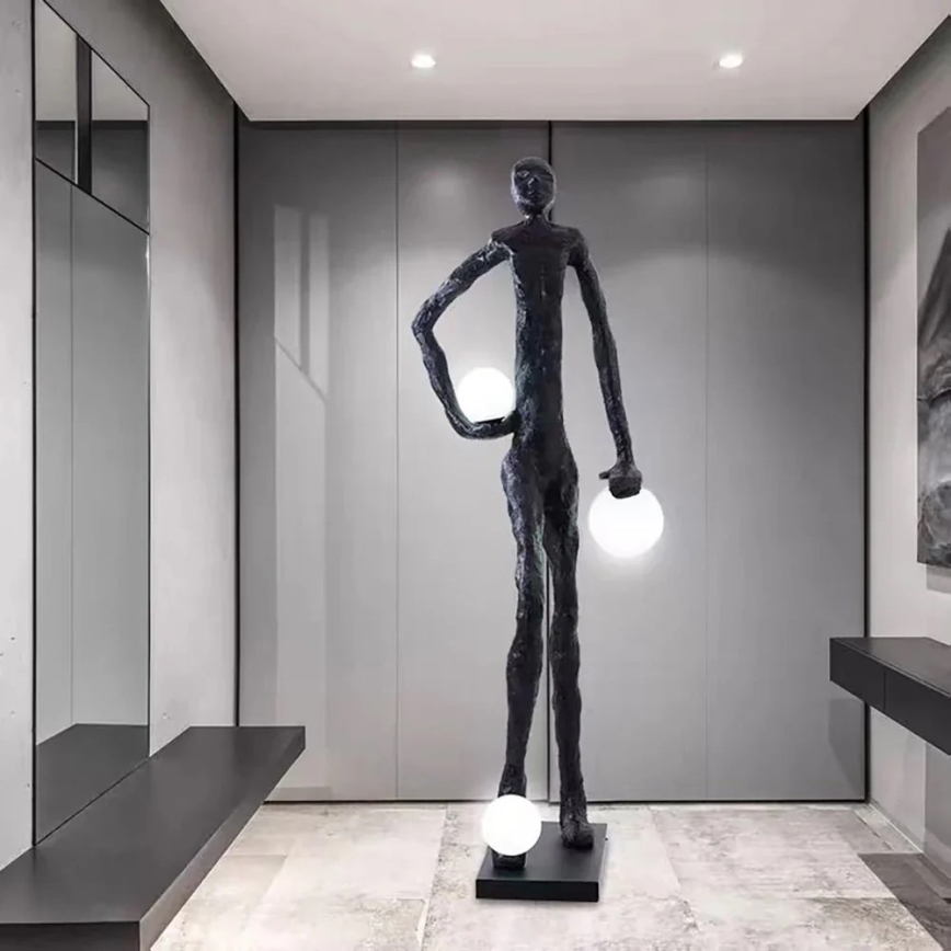Lampada da terra SILUETTE 3xE27/60W/230V 185 cm Aura