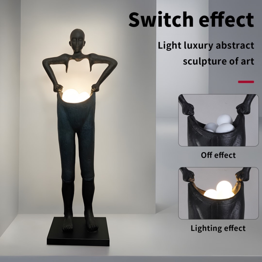 Lampada da terra SILUETTE 4xG9/10W/230V 185 cm Human Houdini