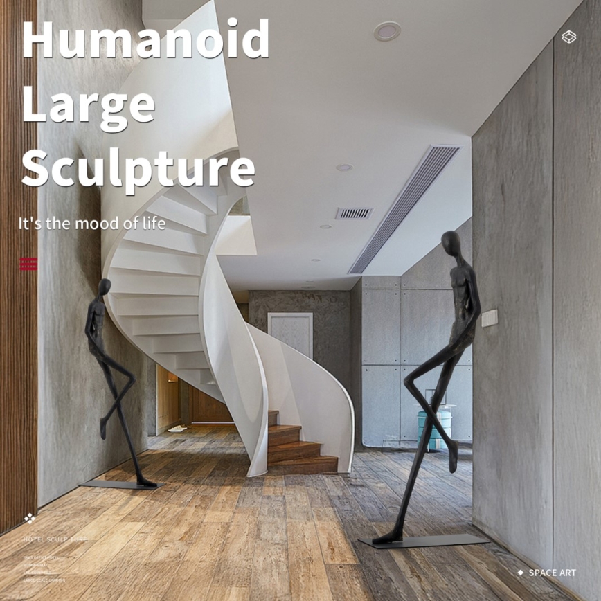 Scultura decorativa SILUETTE 178 cm Human Relax