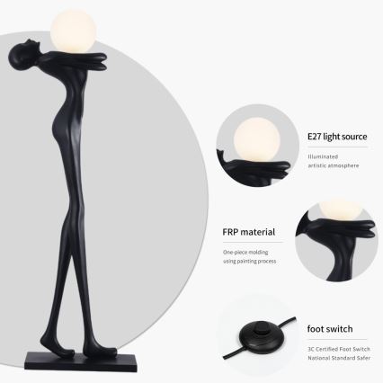Lampada da terra SILUETTE 1xE27/25W/230V 175 cm Human Woman