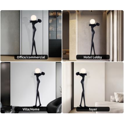 Lampada da terra SILUETTE 1xE27/25W/230V 175 cm Human Woman