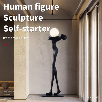 Lampada da terra SILUETTE 1xE27/25W/230V 175 cm Human Woman