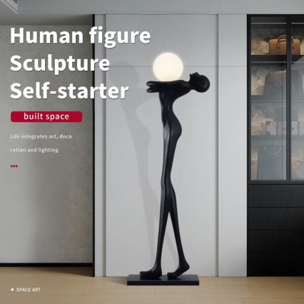 Lampada da terra SILUETTE 1xE27/25W/230V 175 cm Human Woman