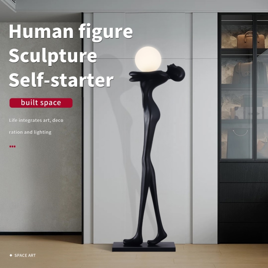 Lampada da terra SILUETTE 1xE27/25W/230V 175 cm Human Woman