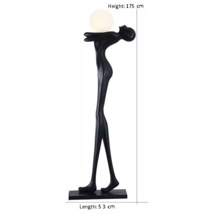 Lampada da terra SILUETTE 1xE27/25W/230V 175 cm Human Woman