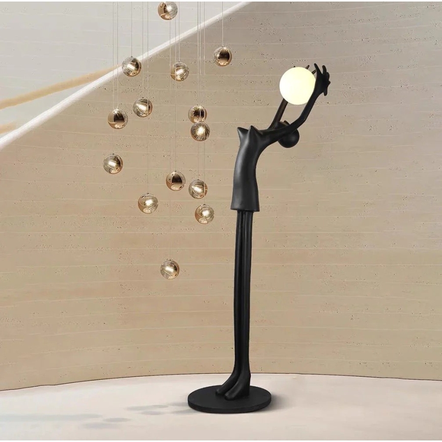 Lampada da terra SILUETTE 1xE27/25W/230V 210 cm Human Girl