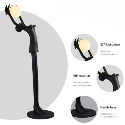 Lampada da terra SILUETTE 1xE27/25W/230V 210 cm Human Girl