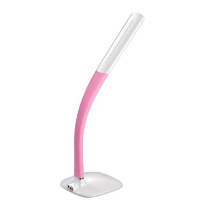 LED Lampada da tavolo con braccio flessibile LED/8W/230V/12V roso