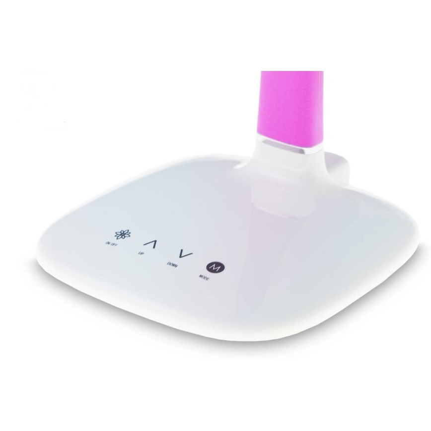 LED Lampada da tavolo con braccio flessibile LED/8W/230V/12V roso