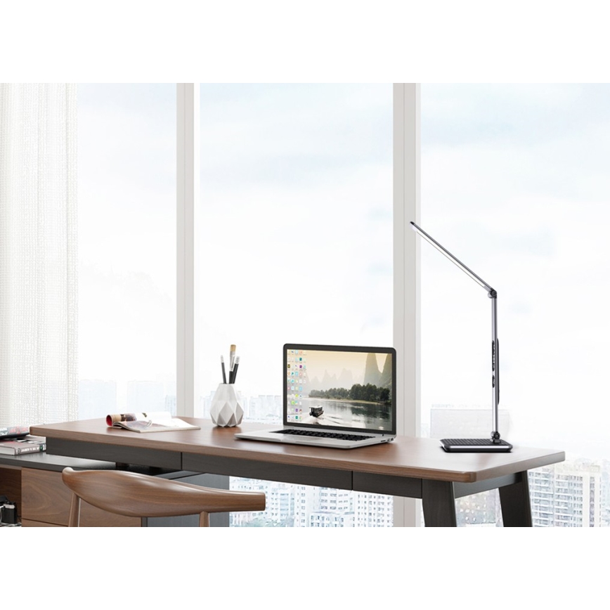 Lampada da tavolo LED dimmerabile LED/8,5W/230V con ricarica wireless