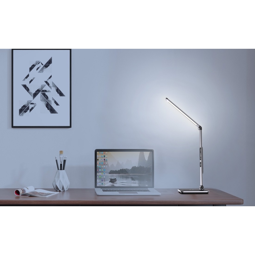 Lampada da tavolo LED dimmerabile LED/8,5W/230V con ricarica wireless