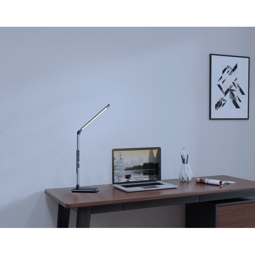 Lampada da tavolo LED dimmerabile LED/8,5W/230V con ricarica wireless
