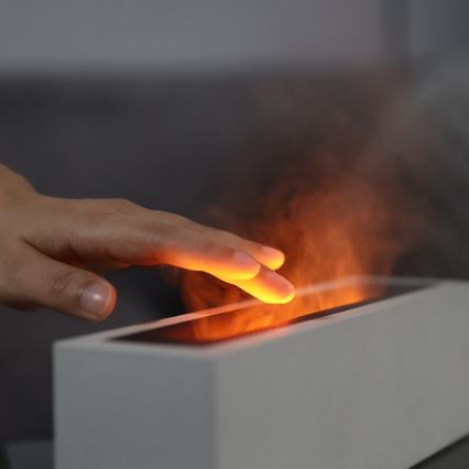LED Diffusore di aromi e umidificatore d'aria con imitazione di fiamma LED/10W/5V