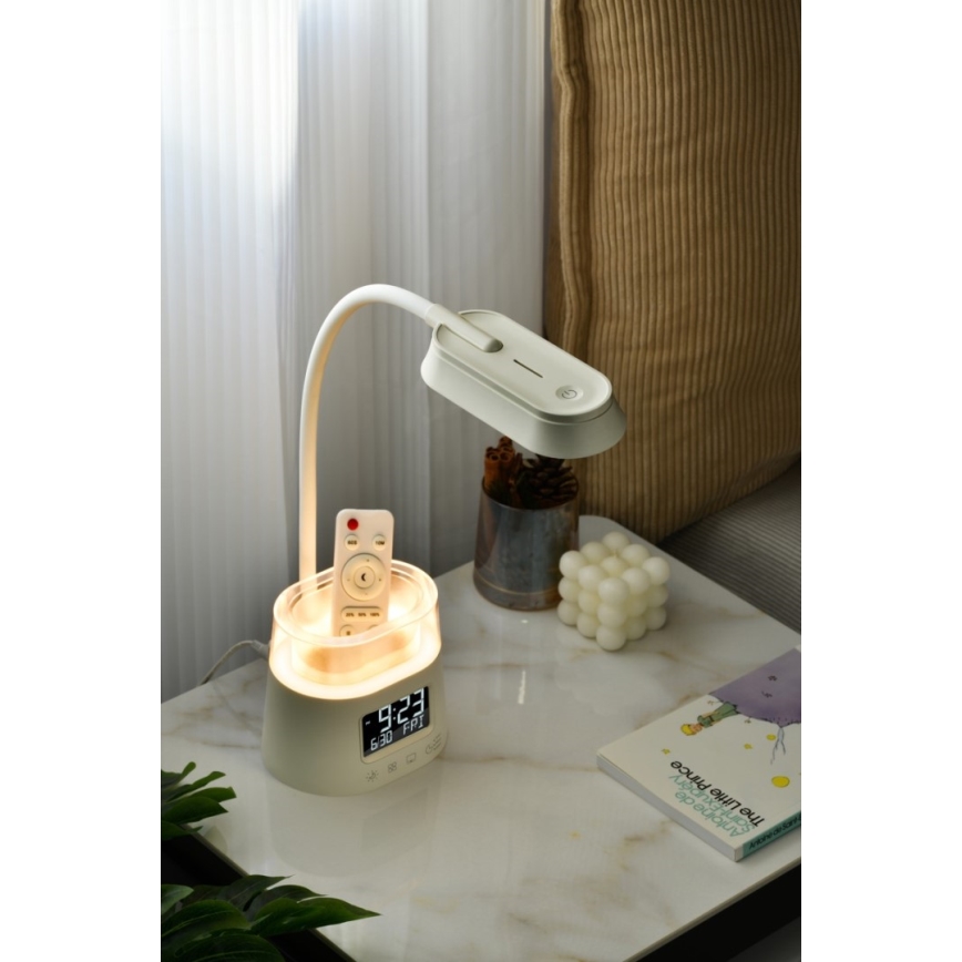 LED RGBW Lampada da tavolo dimmerabile con portamatite FALCON LED/10W/5V