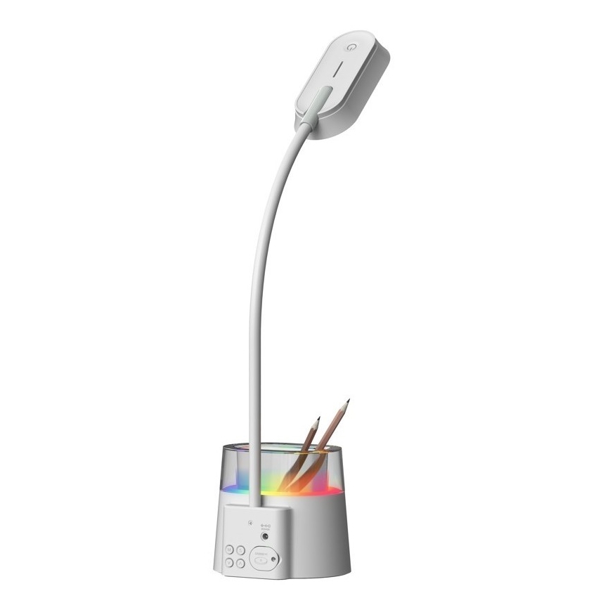 LED RGBW Lampada da tavolo dimmerabile con portamatite FALCON LED/10W/5V