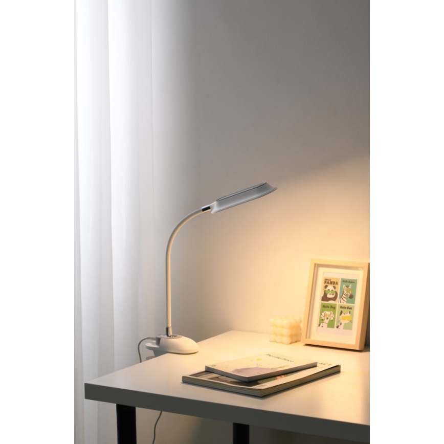 LED+CCT Lampada da tavolo dimmerabile con clip CLIP LED/7,5W/230V 3000/4200/5000K bianca
