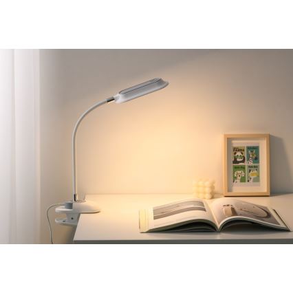 LED+CCT Lampada da tavolo dimmerabile con clip CLIP LED/7,5W/230V 3000/4200/5000K bianca