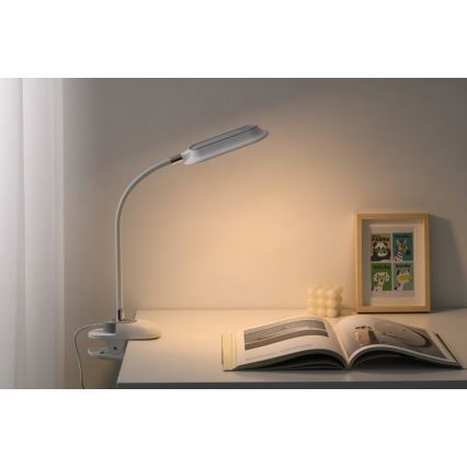 LED+CCT Lampada da tavolo dimmerabile con clip CLIP LED/7,5W/230V 3000/4200/5000K bianca