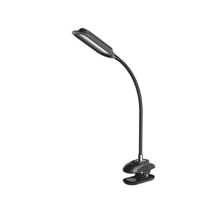 Lampada da tavolo LED+CCT dimmerabile con clip CLIP LED/7,5W/230V 3000/4200/5000K nera