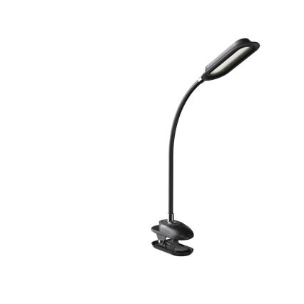 Lampada da tavolo LED+CCT dimmerabile con clip CLIP LED/7,5W/230V 3000/4200/5000K nera