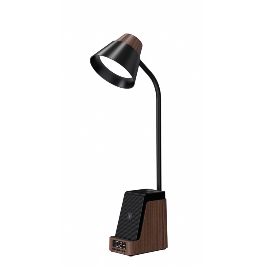 Lampada da tavolo LED+CCT dimmerabile con ricarica wireless QI IDEAL LED/8W/230V 2700/4000/5000K marrone