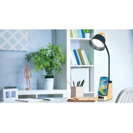 LED+CCT Lampada da tavolo dimmerabile con ricarica wireless Qi IDEAL LED/8W/230V 2700/4000/5000K beige