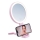Immax 09102L - Specchio cosmetico dimmerabile LED+CCT SWEET LED/3W/5V rosa