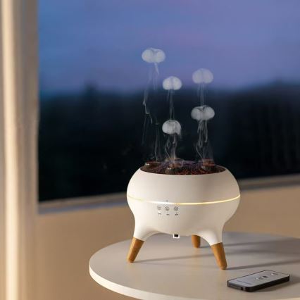 Immax 09104L - Diffusore di aromi e umidificatore d'aria JELLYFISH LED/11W/5V