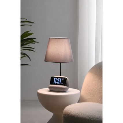 Lampada da tavolo dimmerabile a LED con ricarica wireless Qi SOFA LED/6W/230V, grigia