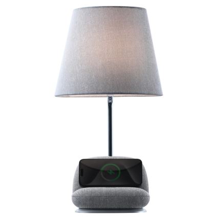 Lampada da tavolo dimmerabile a LED con ricarica wireless Qi SOFA LED/6W/230V, grigia
