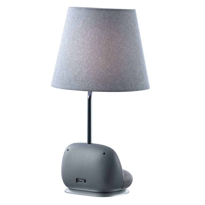 Lampada da tavolo dimmerabile a LED con ricarica wireless Qi SOFA LED/6W/230V, grigia