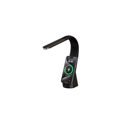 Lampada da tavolo LED dimmerabile con ricarica wireless MAGIC LED/5W/230V nera