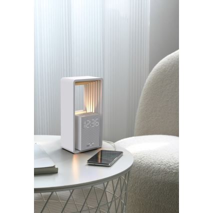 Lampada da tavolo LED con sveglia e ricarica CALM LED/3,5W/5V
