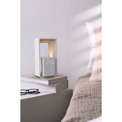 Lampada da tavolo LED con sveglia e ricarica CALM LED/3,5W/5V