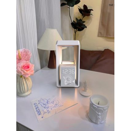 Lampada da tavolo LED con sveglia e ricarica CALM LED/3,5W/5V