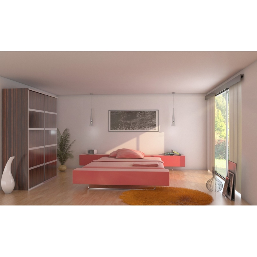 Immax NEO 07052L - LED RGBW Lampadario dimmerabile a sospensione con filo TROMPETA 1xE27/8,5W/230V + telecomando Tuya