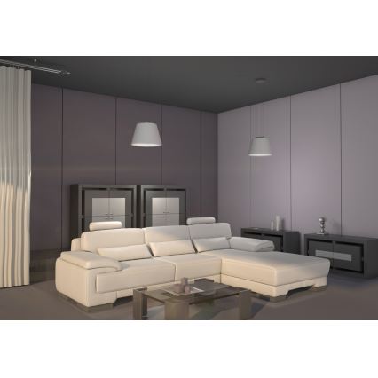 Immax NEO 07053L - LED RGBW Lampadario dimmerabile a sospensione con filo CONO 1xE27/8,5W/230V 32 cm Tuya