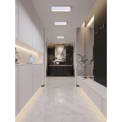 Immax NEO 07072-60 - Plafoniera LED dimmerabile CANTO LED/34W/230V bianco Tuya + telecomando