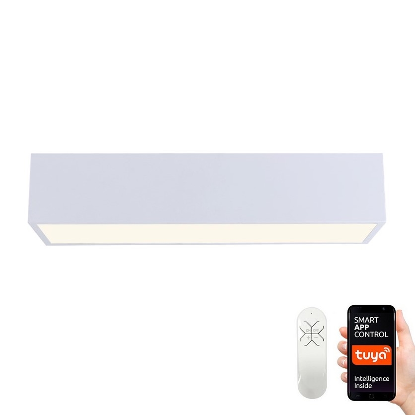 Immax NEO 07072-60 - Plafoniera LED dimmerabile CANTO LED/34W/230V bianco Tuya + telecomando