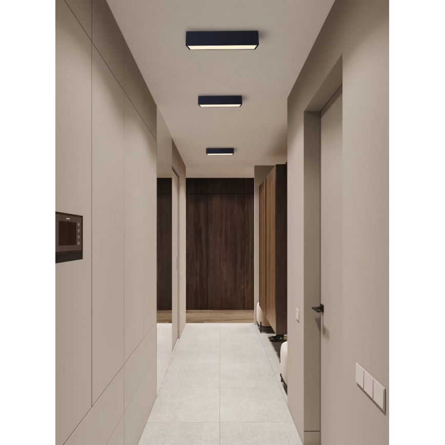 Immax NEO 07074-60 - Plafoniera LED dimmerabile CANTO LED/34W/230V nero Tuya + telecomando