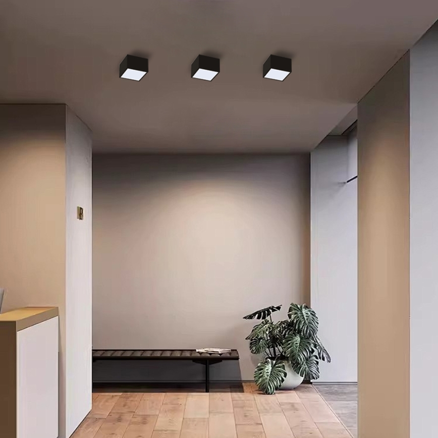 Immax Neo 07074L-15BD - Set 2x Plafoniera LED dimmerabile CANTO 2xLED/12W/230V + telecomando Tuya