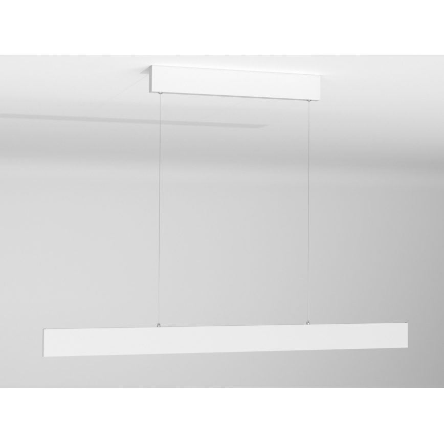 Immax NEO 07075L-LED Lampadario dimmerabile a sospensione LISTON bianco LED/18W/230V Tuya + telecomando