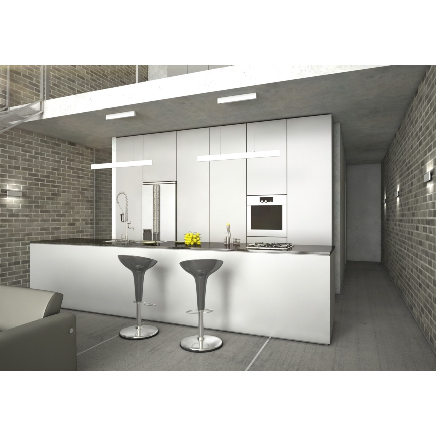 Immax NEO 07075L-LED Lampadario dimmerabile su corda LISTON LED bianco/18W/230V + TC Tuya