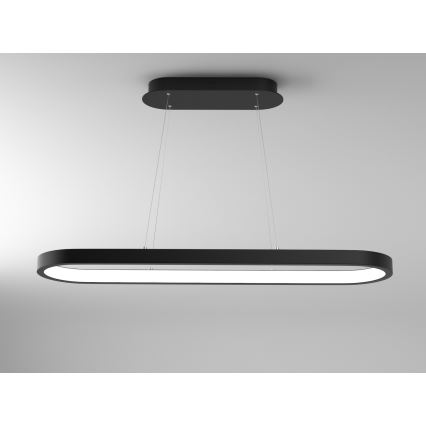 Immax NEO - Lampadario LED a sospensione con file dimmerabile HIPODROMO LED/66W/230V Tuya 30x120 cm