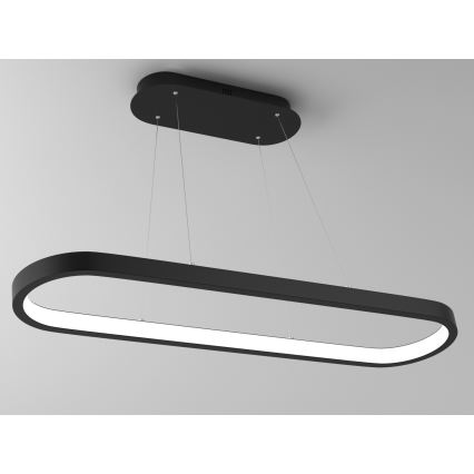 Immax NEO - Lampadario LED a sospensione con file dimmerabile HIPODROMO LED/66W/230V Tuya 30x120 cm