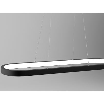 Immax NEO - Lampadario LED a sospensione con file dimmerabile HIPODROMO LED/66W/230V Tuya 30x120 cm