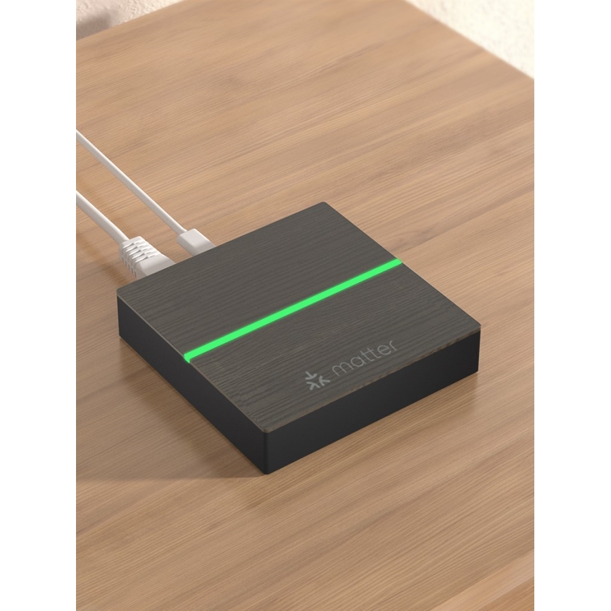 Immax NEO 07117-5 - Bridge MATTER intelligente Zigbee 3.0 230 V compatibile con Tuya, Wi-Fi