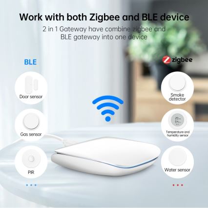 Immax NEO 07117-6 - MULTI BRIDGE PRO Intelligente Zigbee 3.0 Wi‑Fi