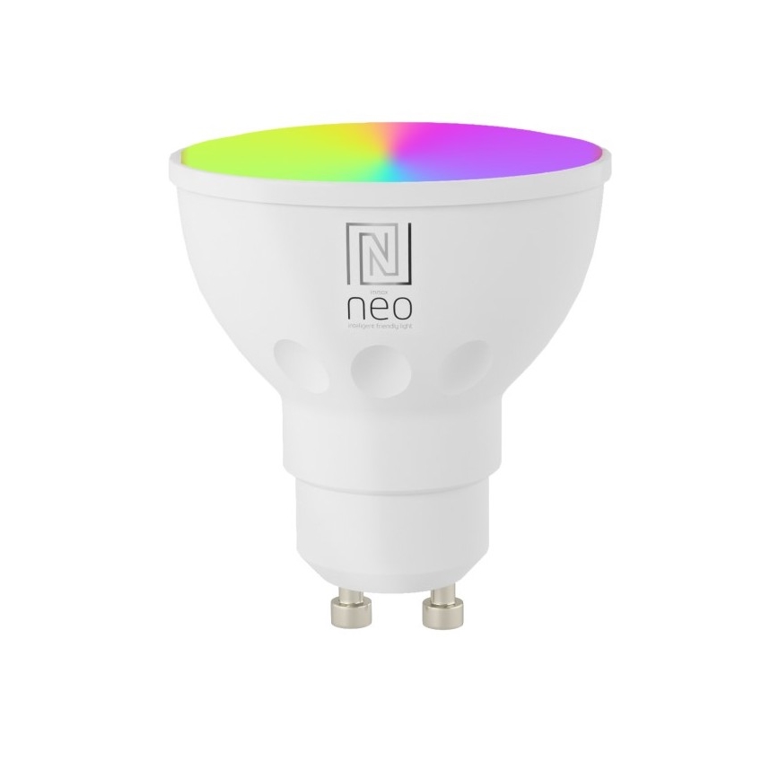 Immax NEO 07118B-2 - Faretto da esterno a parete a LED RGB dimmerabile PARED 2xGU10/5,5W/230V IP65 Tuya