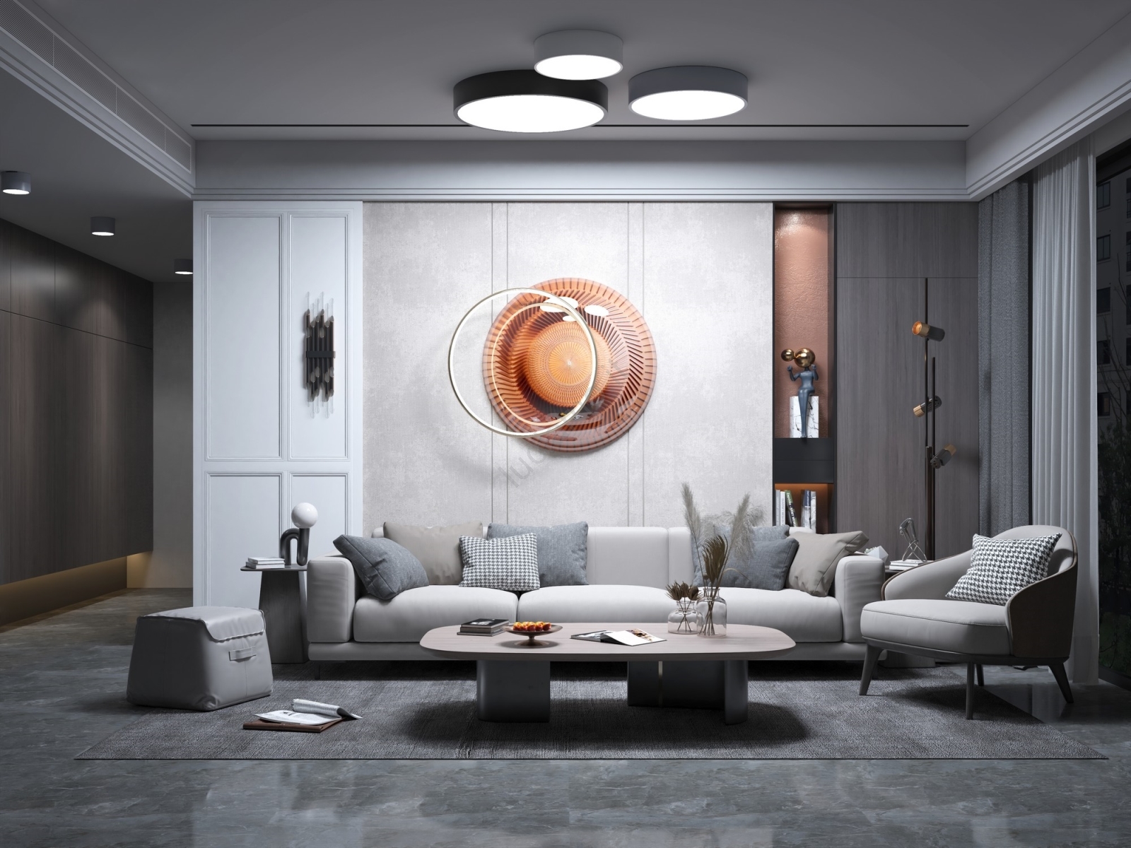Immax NEO 07143-GR60 - Luce LED dimmerabile RONDATE 50W/230V Tuya ...